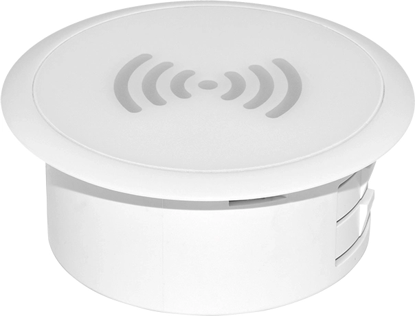 Solight wbudowana bezprzewodowa ładowarka Qi 15 W biała