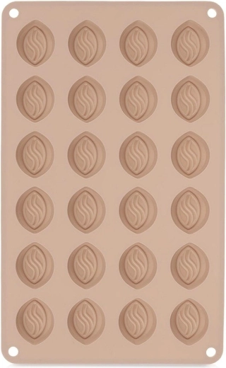 Beżowa silikonowa forma na praliny 27,5 × 17 × 1,5 cm