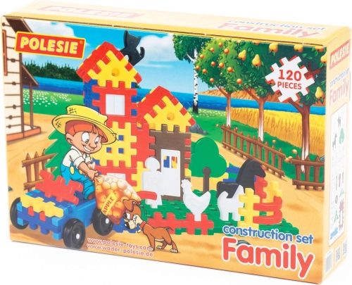 Retro plastikowe klocki konstrukcyjne – Blok Family 120