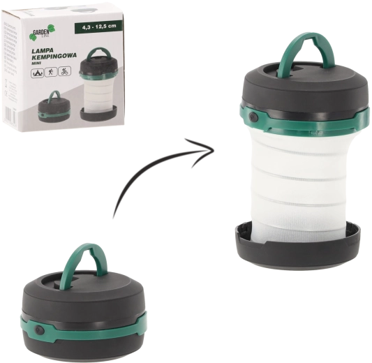 Mini lampka kempingowa 4,3–12,5 cm