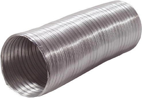 Elastyczne aluminiowe przewody, średnica 125 mm, długość 230–1000 mm