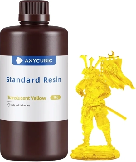 Anycubic Standard Resin przezroczysta żółta