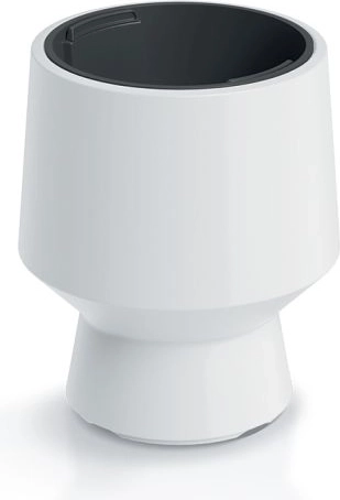 Biały donicznik z wkładem 27 cm HEOS