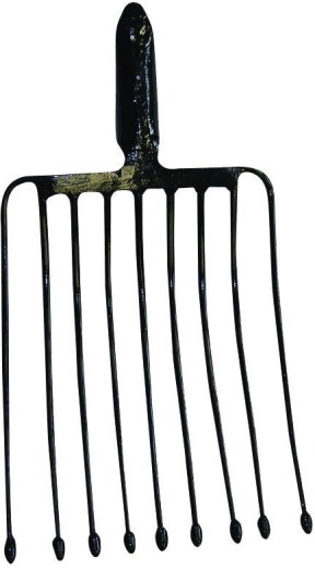 Widły do ziemniaków z 9 zębami bez trzonka