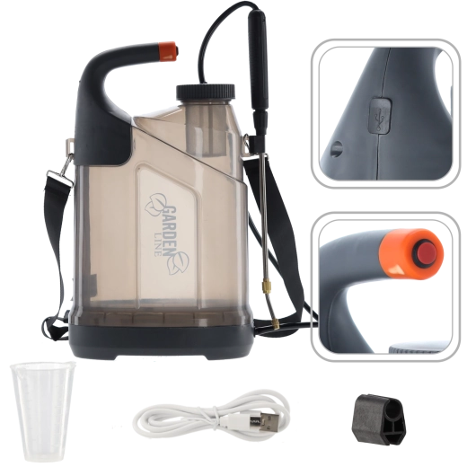Akumulatorowy opryskiwacz ciśnieniowy 7 l