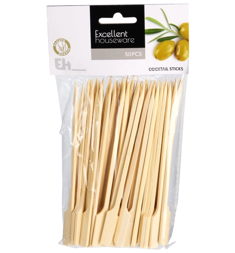 Bambusowe patyczki 15 cm – zestaw 50 szt.