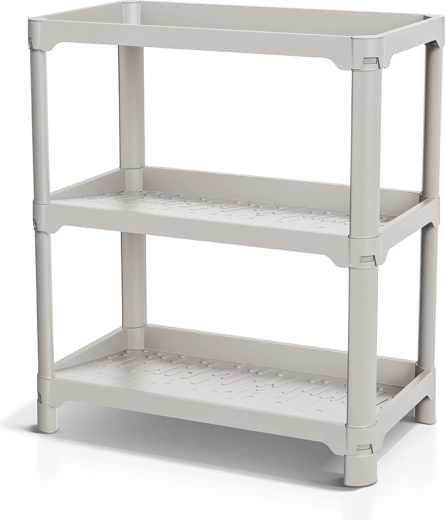 Regał na buty NUBBY RACK, jasnobrązowy