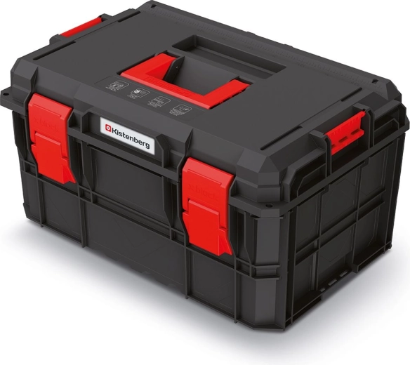 Modułowa skrzynia na narzędzia X-Block Pro, 546 × 380 × 307 mm, czarna