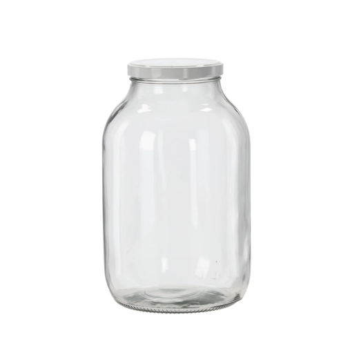 Słoik do wekowania 4 l z białą nakrętką