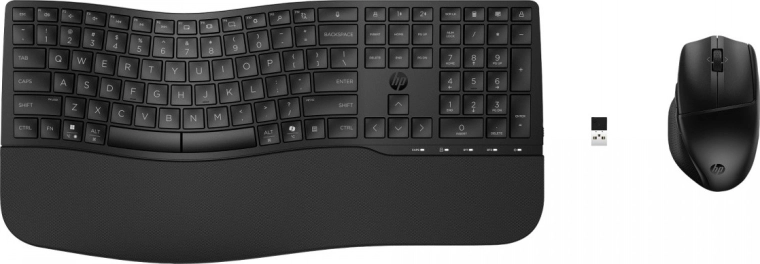 HP 680 Comfort Dual‑Mode bezprzewodowa klawiatura i mysz