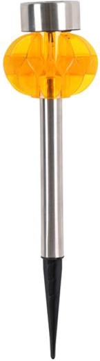 Solarna lampa ogrodowa 8 × 34 cm plastik/stal nierdzewna, LED