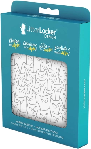 LITTER LOCKER tekstylny pokrowiec na kosz Design Cats