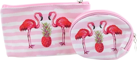 Kosmetyczka flamingi – zestaw 2 szt.