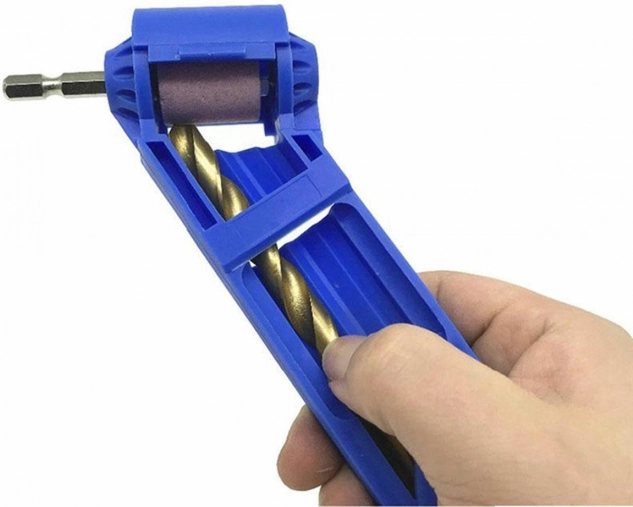 Przenośna ostrzałka do wierteł