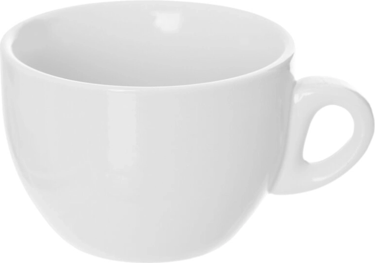 Porcelanowy kubek Mona do cappuccino 0,21 l biały
