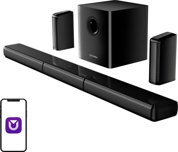 ultimea apollo s70 ultra soundbar 7.1 z subwooferem i tylnymi głośnikami