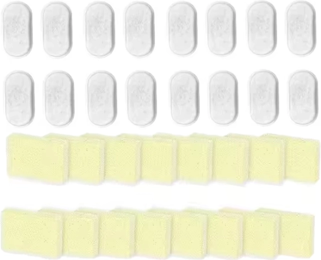 Zapasowe filtry do fontanny ROJECO 1,5 l – zestaw 16 szt.