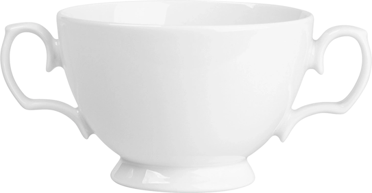 MariaPaula Klasyka biała porcelanowa bulionówka 350 ml