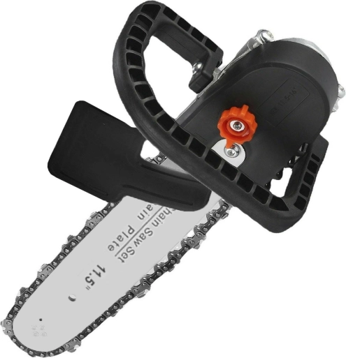 Adapter do szlifierki kątowej na pilarkę łańcuchową