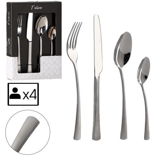 Zestaw sztućców Turin 16 szt.