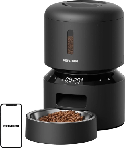 Petlibro Granary automatyczny dozownik karmy 3 l czarny