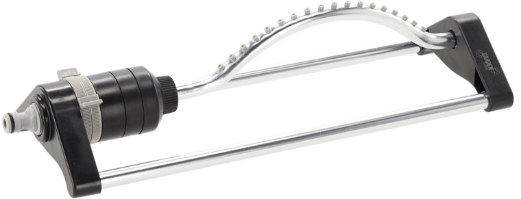 Ogrodowy zraszacz oscylacyjny z regulowanym zasięgiem