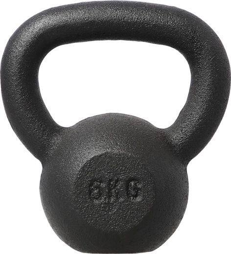 Żeliwny kettlebell HMS 6 kg czarny