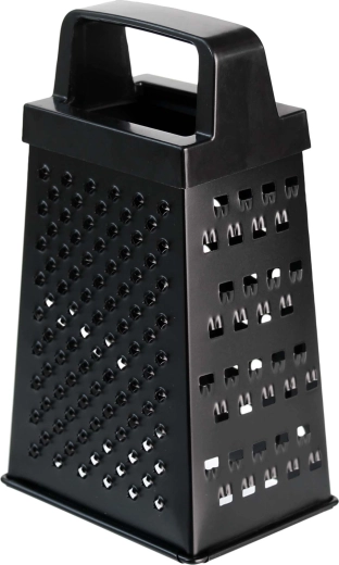 Nierdzewna czterostronna tarka TORO – czarna