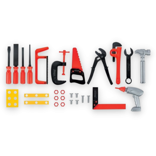 Mały majsterkowicz, zestaw narzędzi (28 szt.) Pilsan