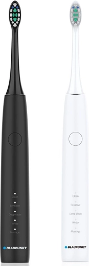 Blaupunkt DTS201SET zestaw sonicznych szczoteczek do zębów (2 szt.) z 6 końcówkami