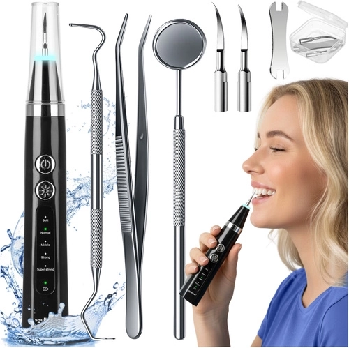 Ultradźwiękowy skaler dentystyczny Soulima z LED i 5 trybami
