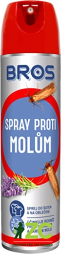 Spray przeciw molom odzieżowym o zapachu lawendy 150 ml BROS