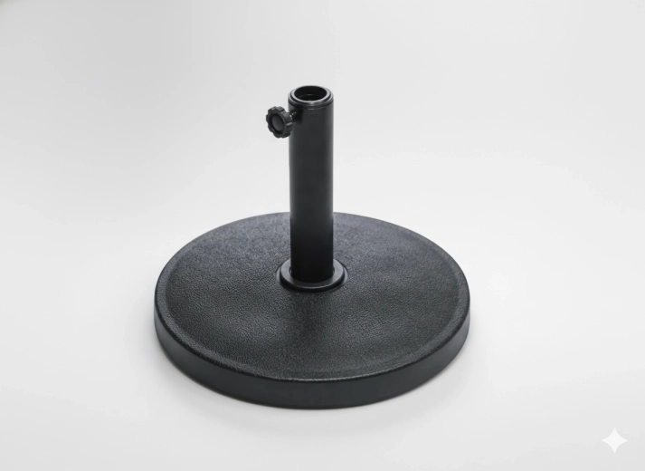 Betonowa podstawa pod parasol 12 kg – czarna