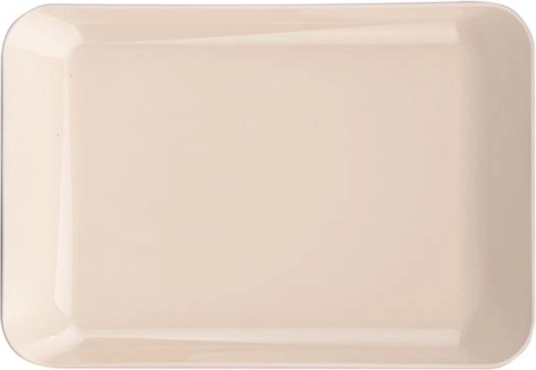 Plastowa taca do serwowania 19 × 13 cm – mix kolorów