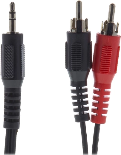 Sencor stereofoniczny kabel audio 3,5 mm jack na 2× RCA, 5 m