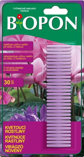 BOPON pałeczki nawozowe do roślin kwitnących 30 szt.