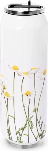 Termokubek w kształcie puszki z kwiatami 700 ml