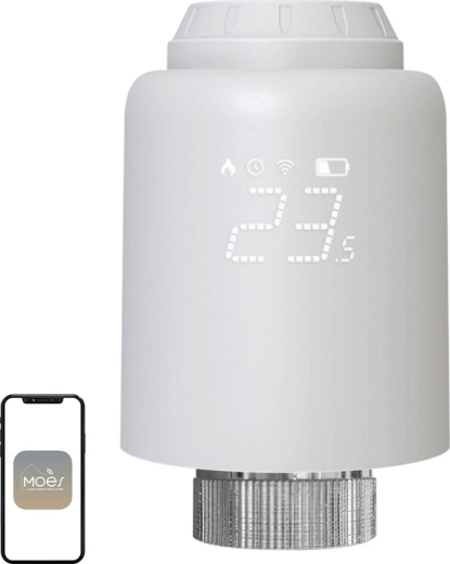 Moes inteligentna głowica termostatyczna ZigBee Tuya ZTRV-PJ-601-MS