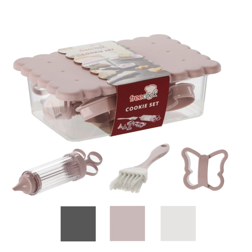 Zestaw cukierniczy do ciasteczek i dekorowania, 16 elementów