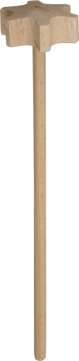 Drewniana trzepaczka 30 cm z drewna bukowego