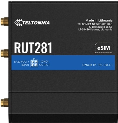 Teltonika RUT281 przemysłowy router mobilny - 1 sztuka