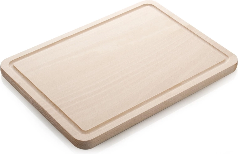 Drewniana deska do krojenia z rowkiem BRILLANTE 31 × 23 cm
