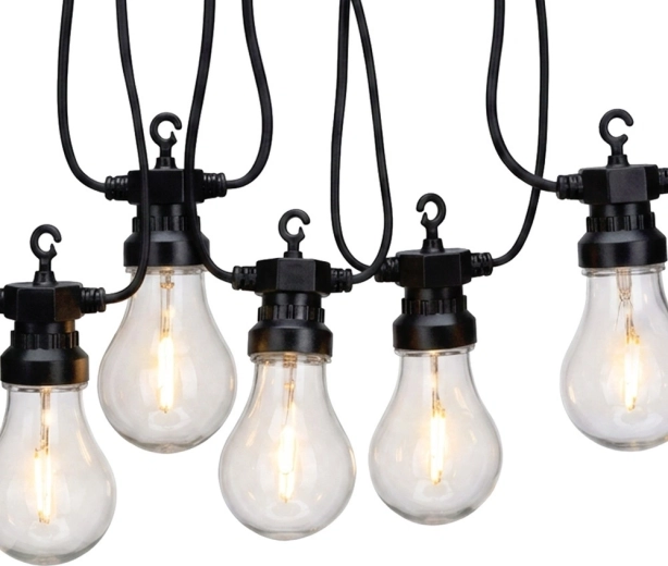 Zewnętrzna girlanda świetlna 9,5 m z 20 żarówkami LED