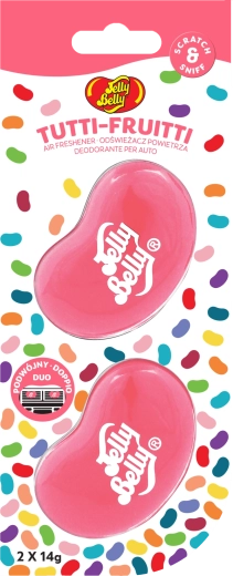 Jelly Belly wentylacyjny odświeżacz powietrza do auta Tutti Frutti duo