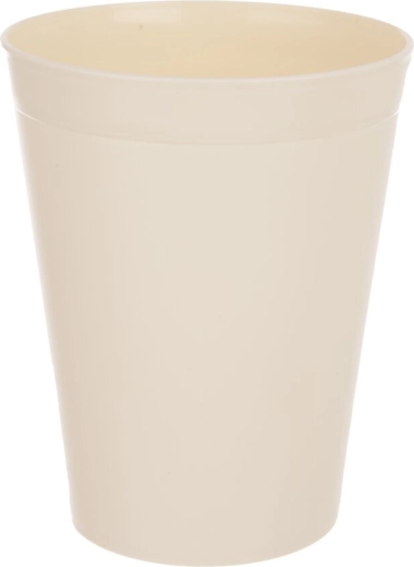 Plastikowy kubek Sandy 0,3 l kremowy