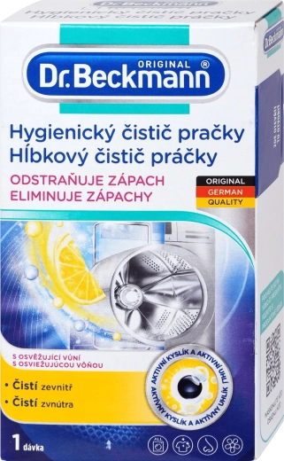 Higieniczny środek do czyszczenia pralek z aktywnym węglem 250 g DR. BECKMANN
