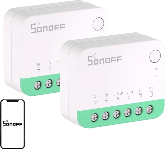 Sonoff MINIR4M Extreme Matter przełącznik Wi‑Fi (2 szt.)