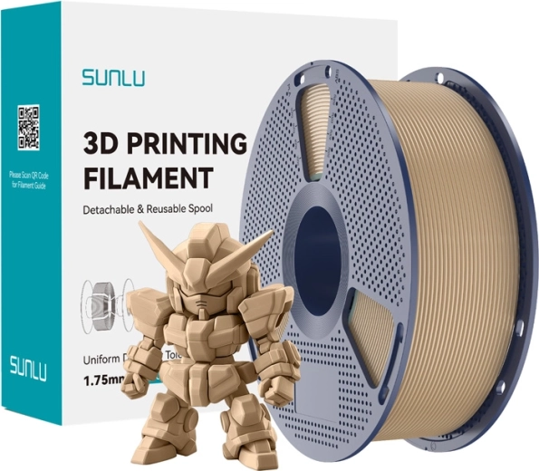 Filament SUNLU PLA+ 2.0 1,75 mm – dąb