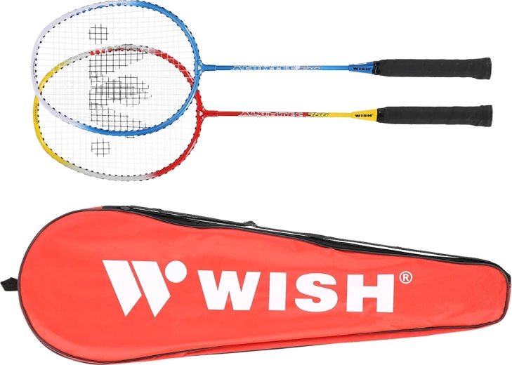 Zestaw badmintonowy Wish Alumtec 366K dla średnio zaawansowanych graczy