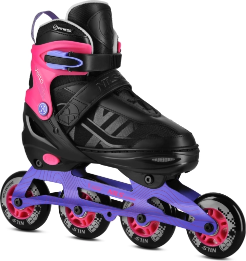 Rolki Nils Extreme Velto różowe – L (39-42)